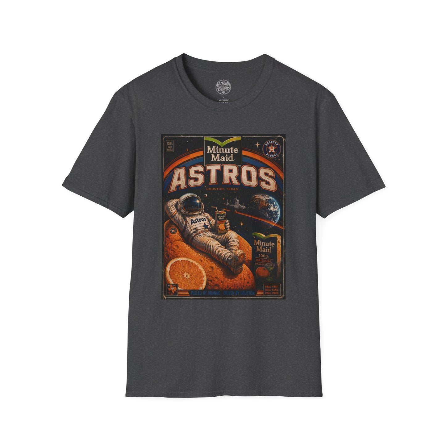 Orange Chill Astros Astronaut Tee