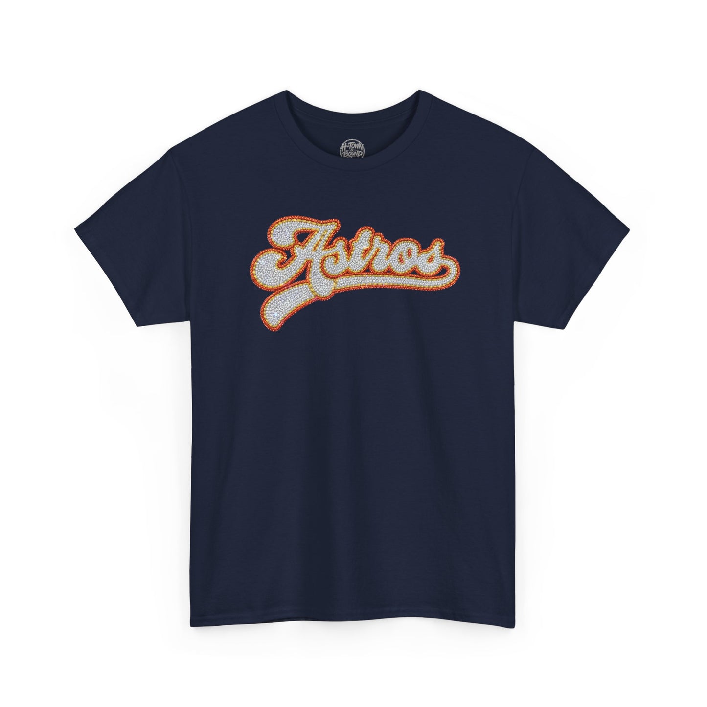 Astros Iced Script Logo Tee