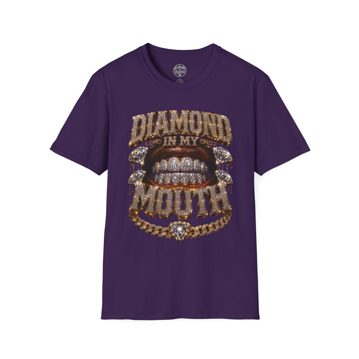 Iced Logo Diamonds In My Mouth Tee
