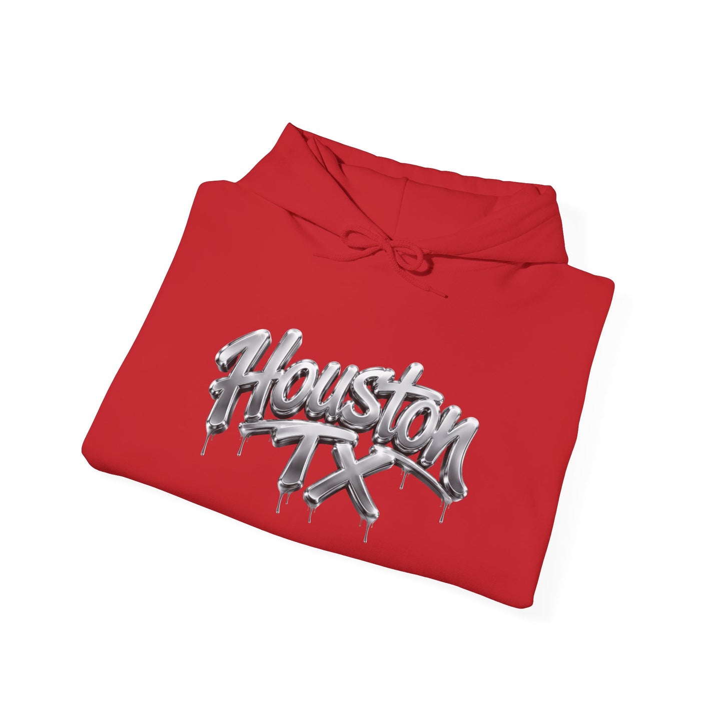 Houston TX Silver Graffiti Hoodie