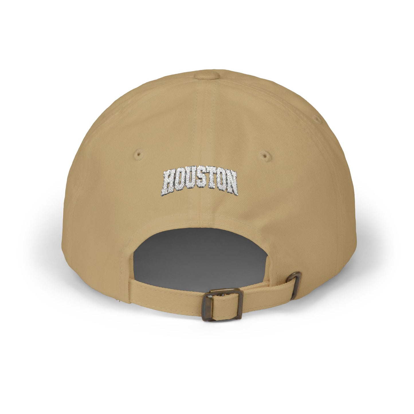 Houston (silver) Embroidered Baseball Hat