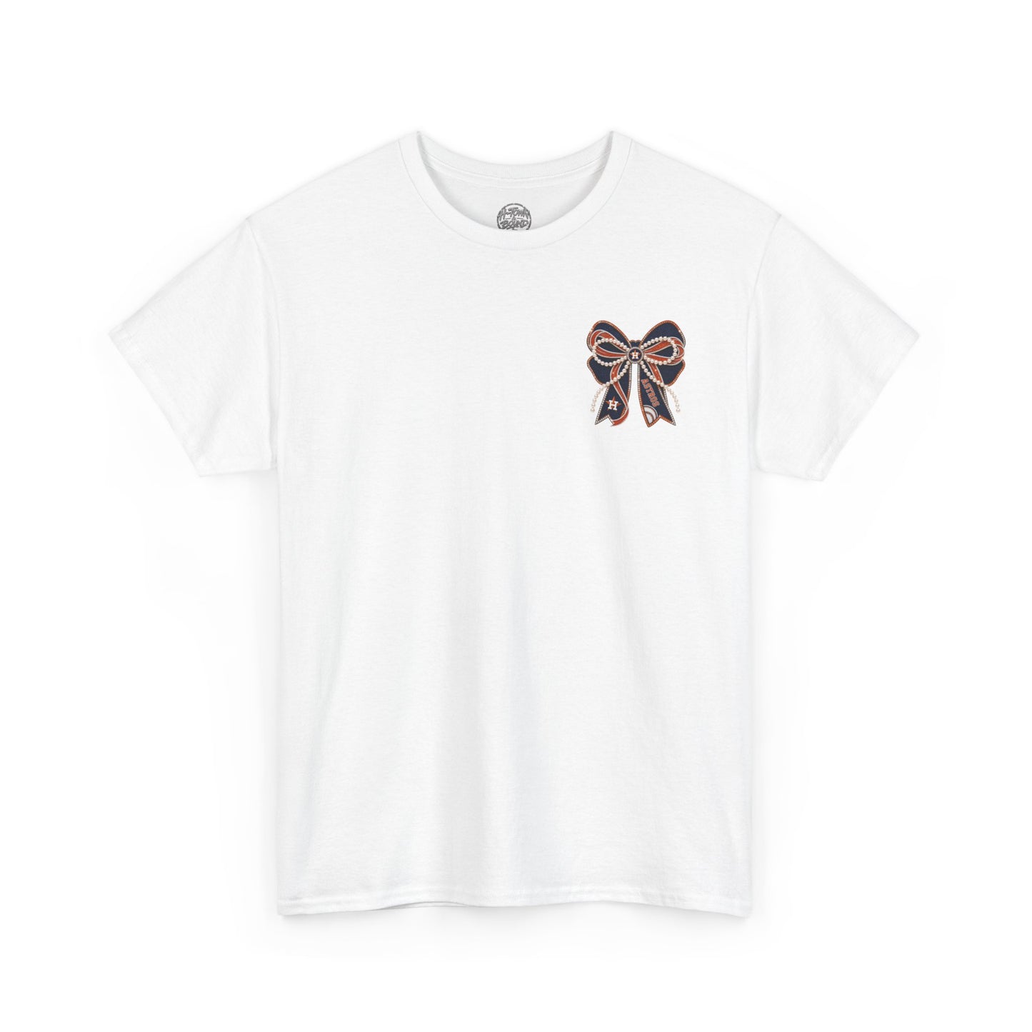 Houston Astros Double Sided Bow Design Graphic Tee