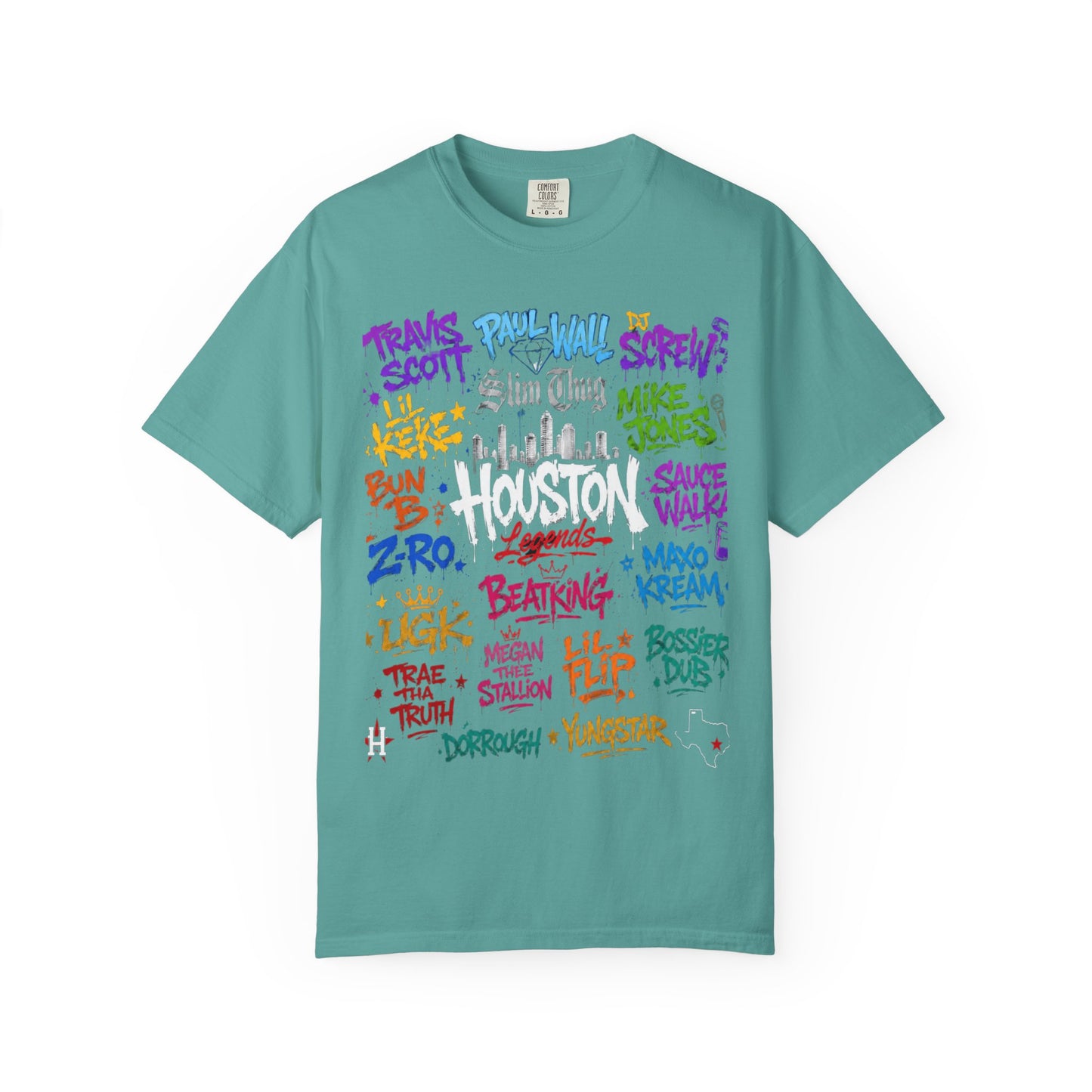 Houston Graffiti Wall of Fame Tee