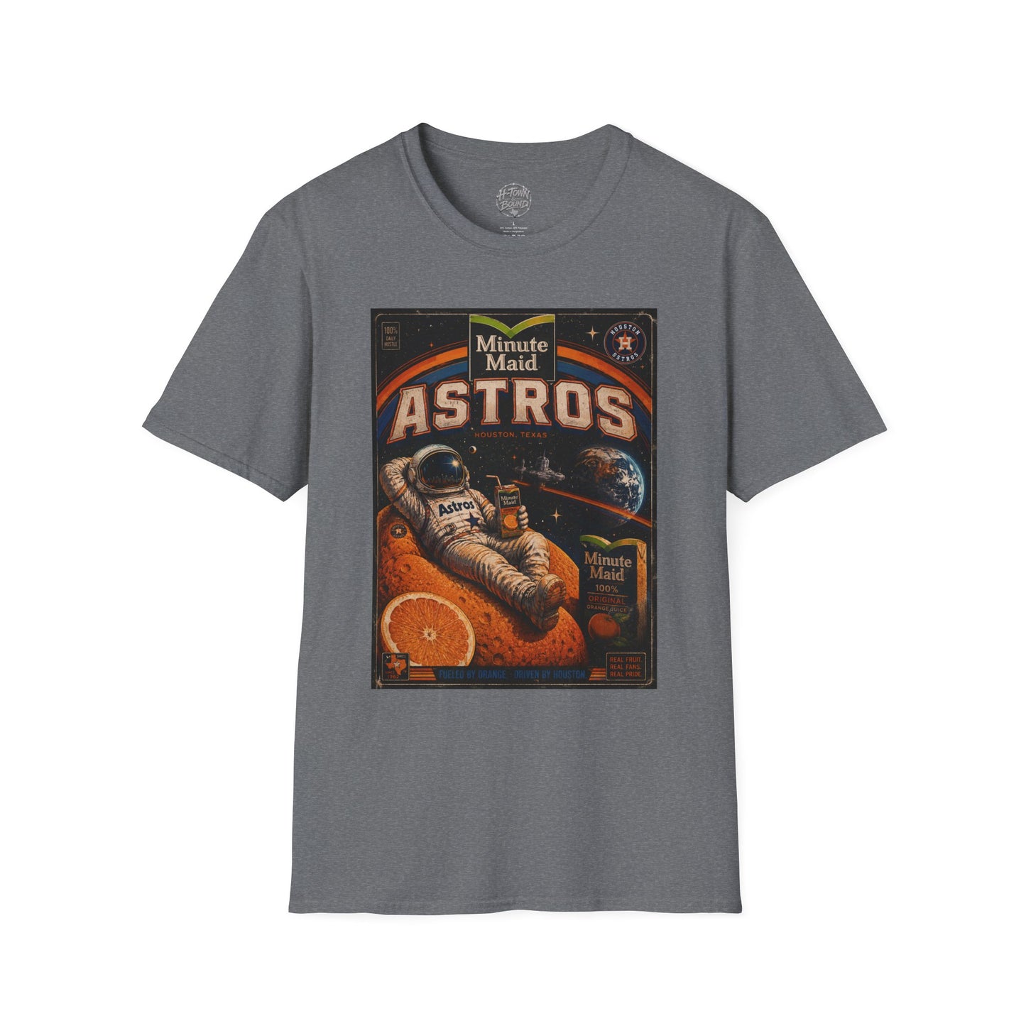 Orange Chill Astros Astronaut Tee
