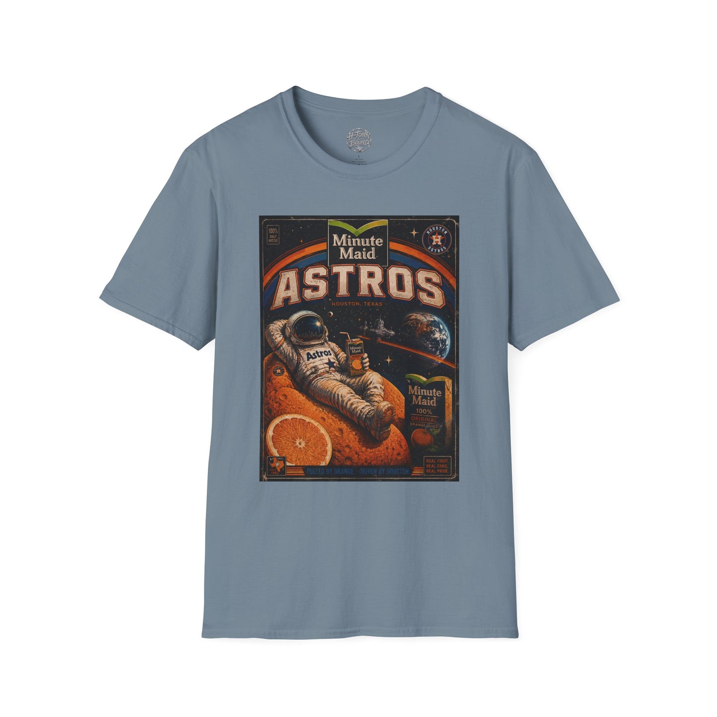 Orange Chill Astros Astronaut Tee