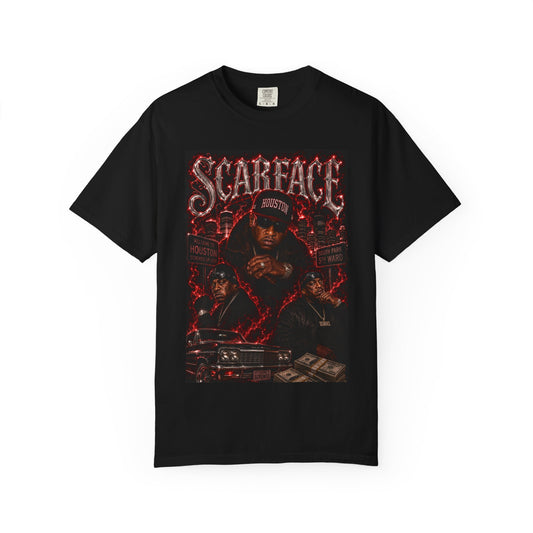 Houston Rapper Graphic Tee- Red Smoke