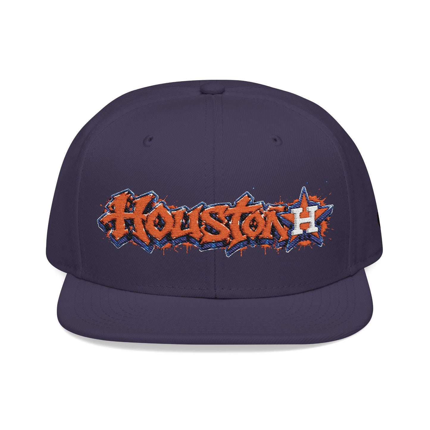 Houston Astros Graffiti Snapback Hat (Embroidered)