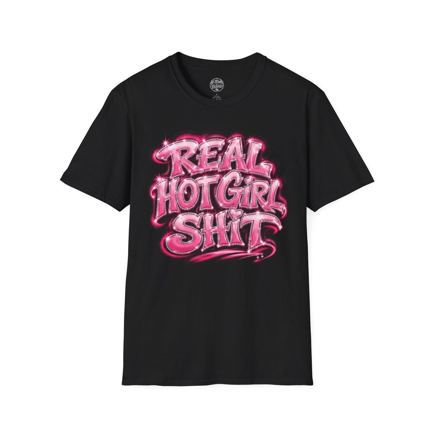 Graffiti Pink Hot Girl Graphic Tee