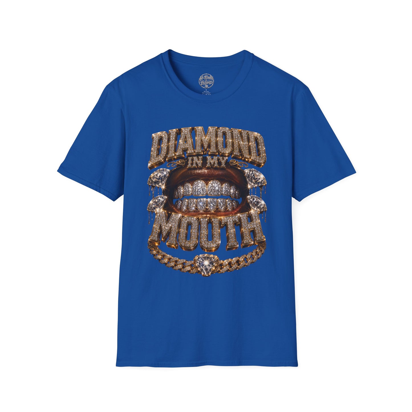 Iced Logo Diamonds In My Mouth Tee