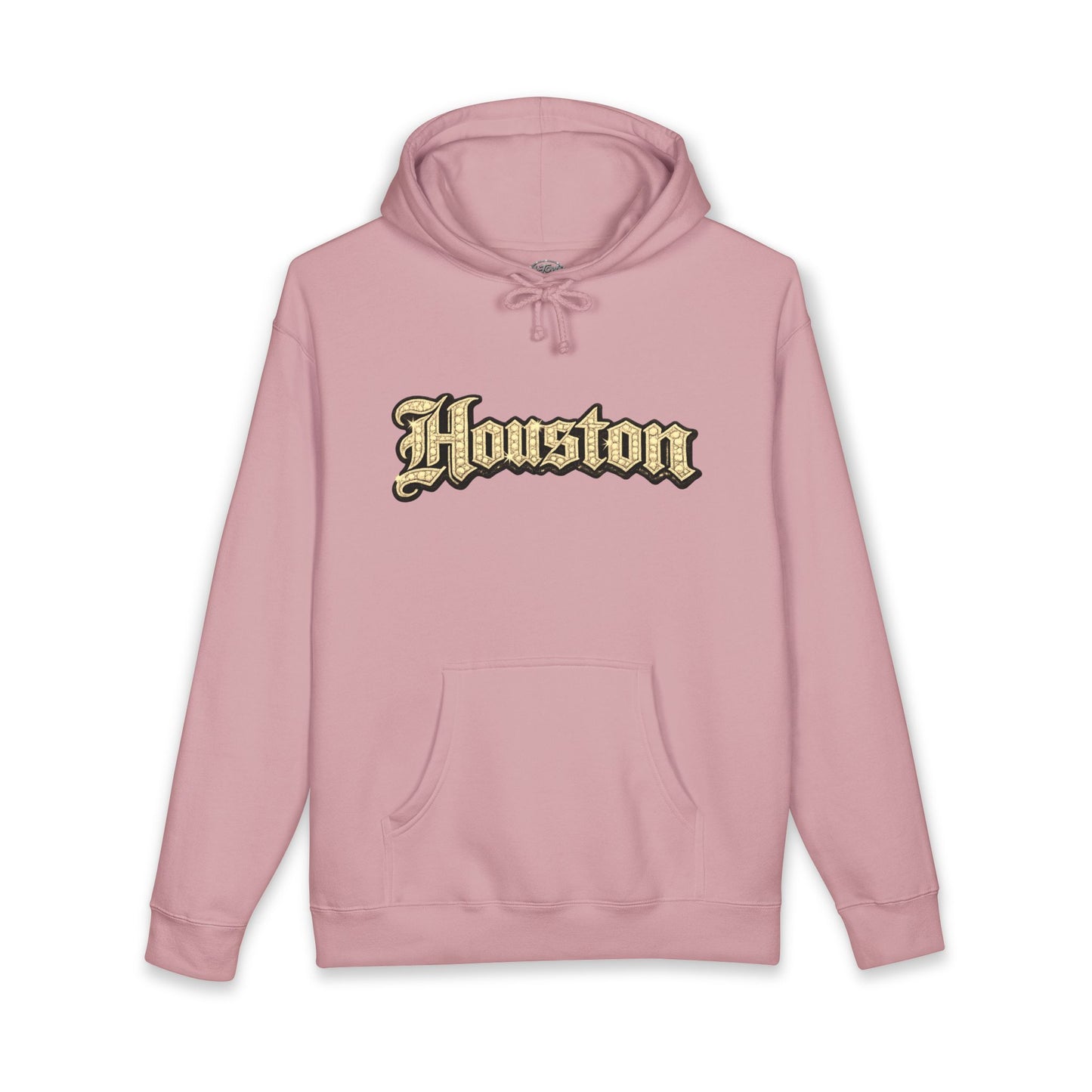 Houston Golden Bling Script Hoodie