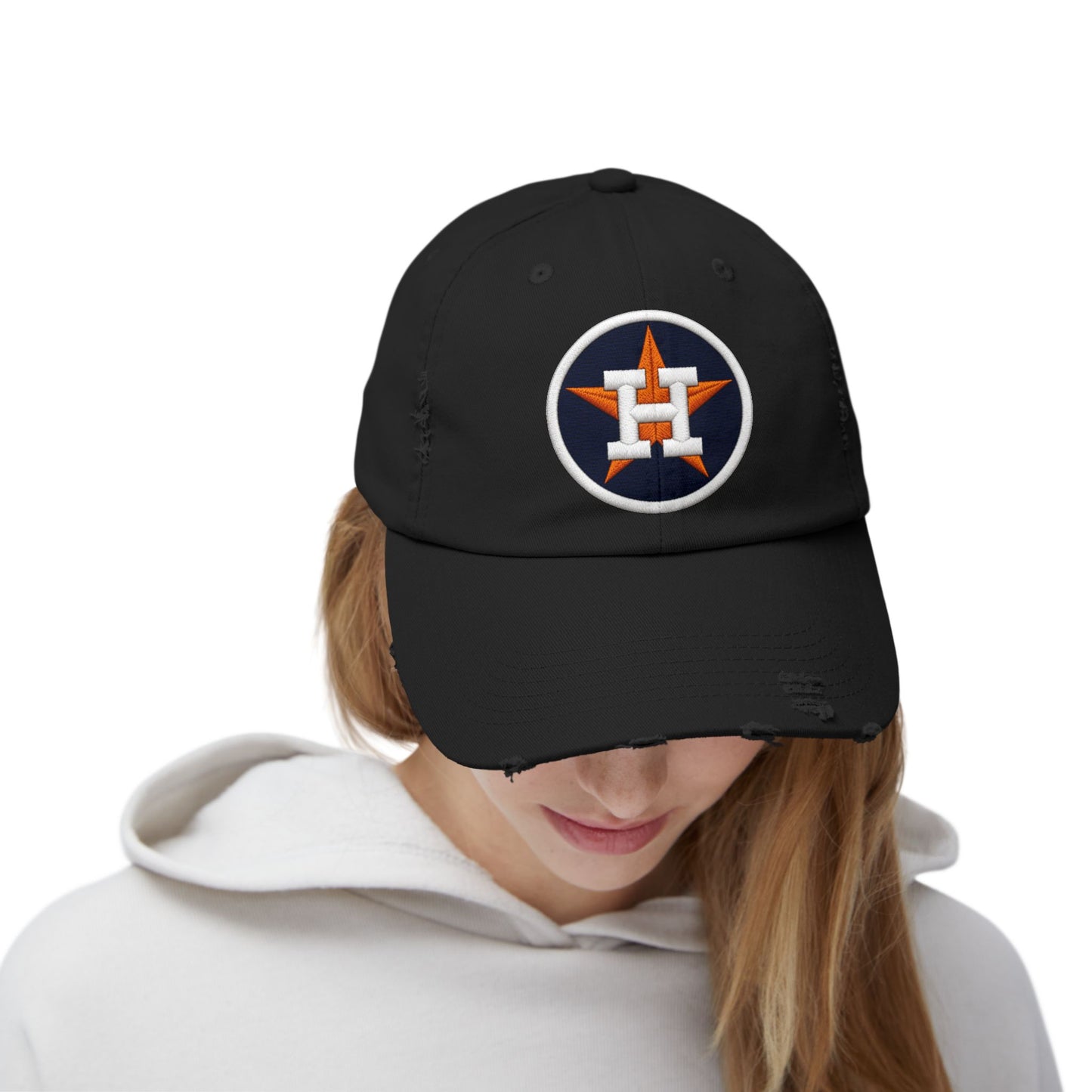 Astros Distressed Baseball Cap