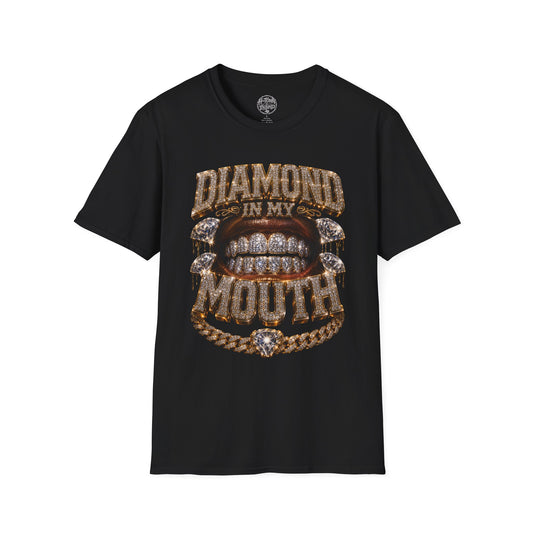 Iced Logo Diamonds In My Mouth Tee