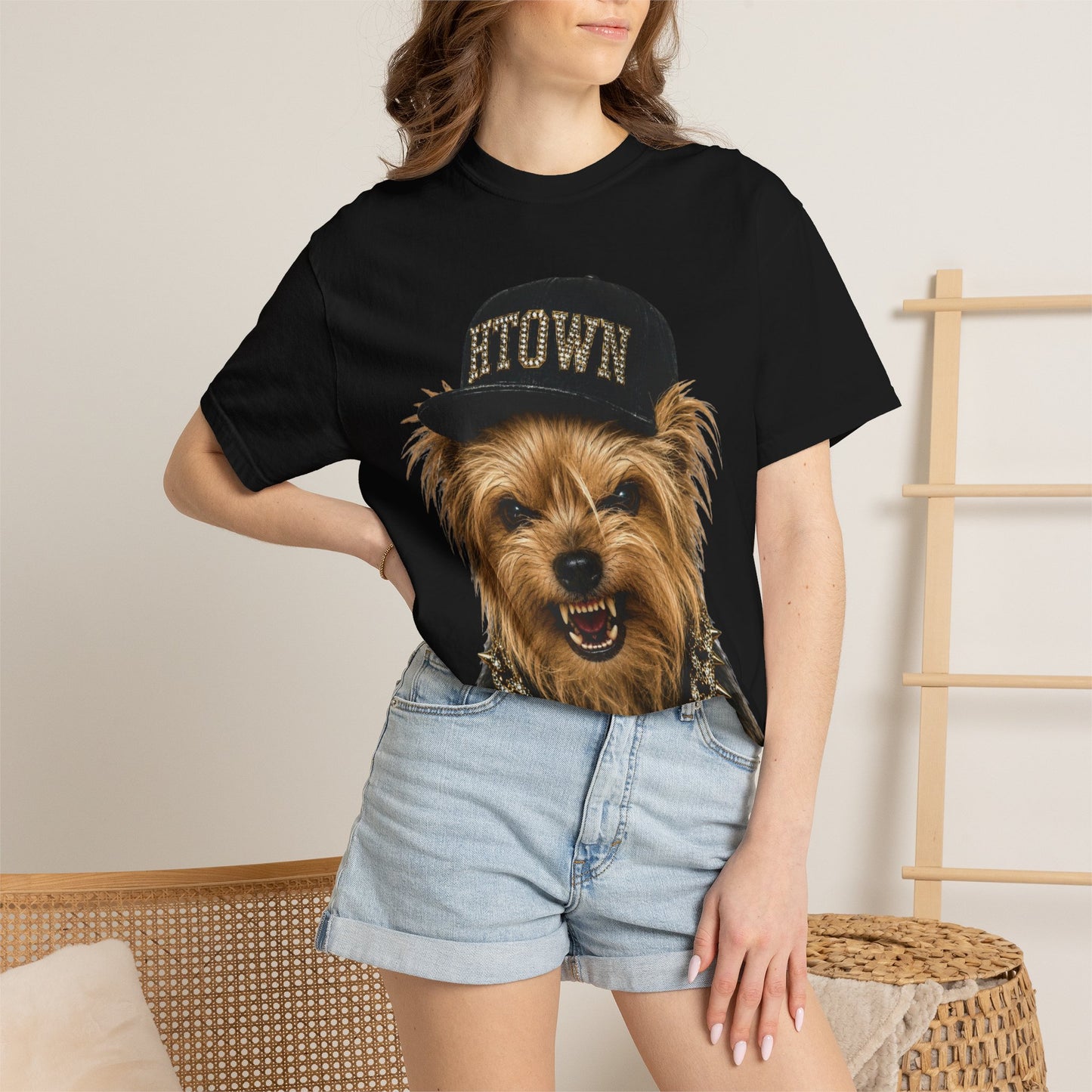 HTOWN Yorkie Streetwear Tee
