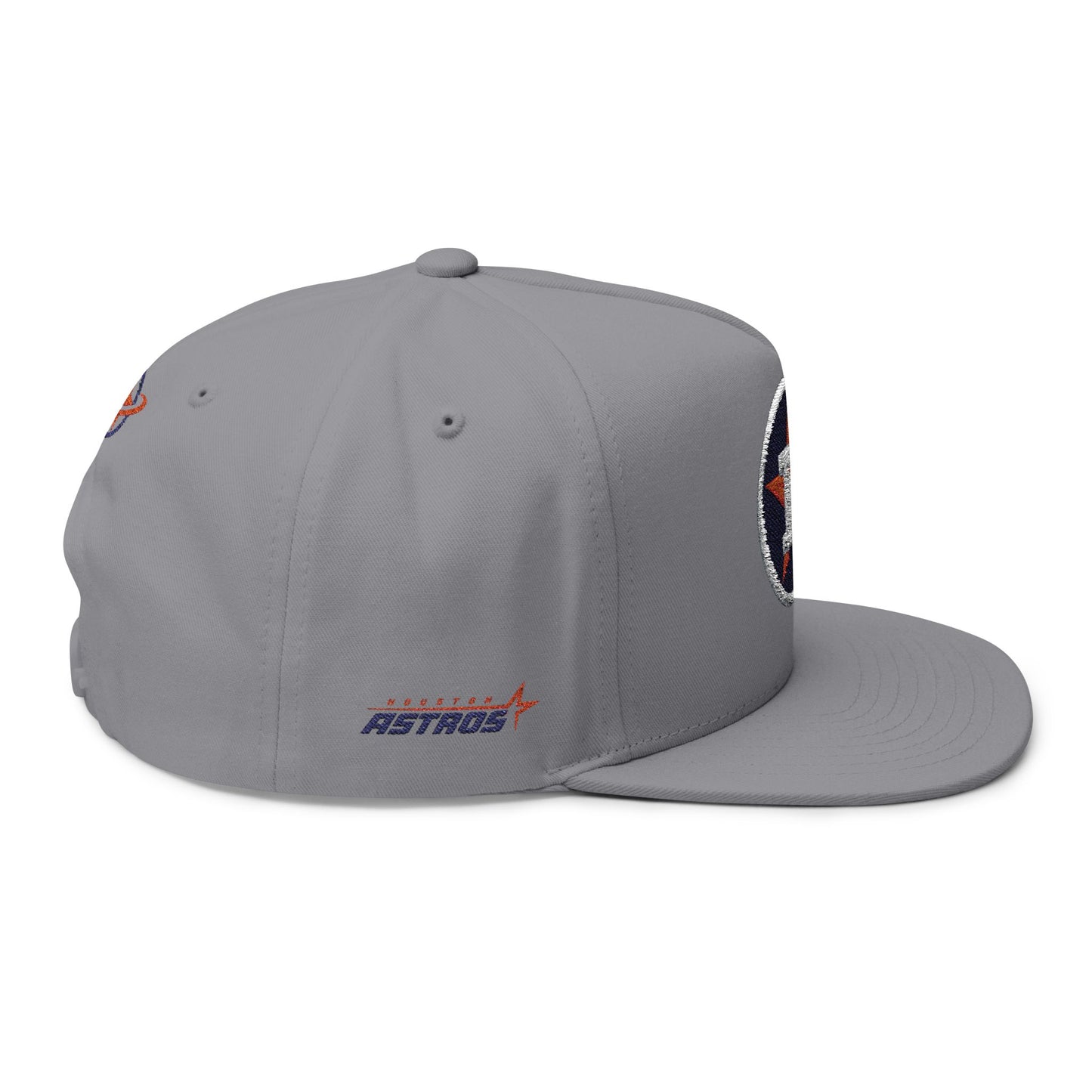 CUSTOM Houston Astros Embroidered Flat Bill Cap