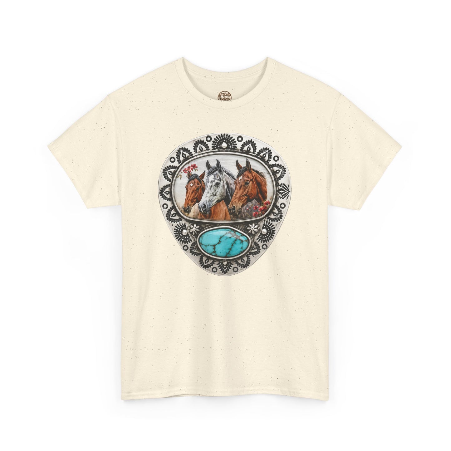 Western Horse Pendant Graphic Tee