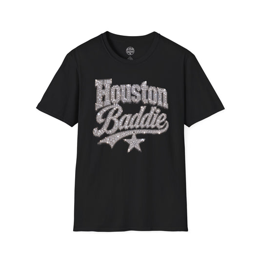 Iced out Logo Houston Baddie Tee