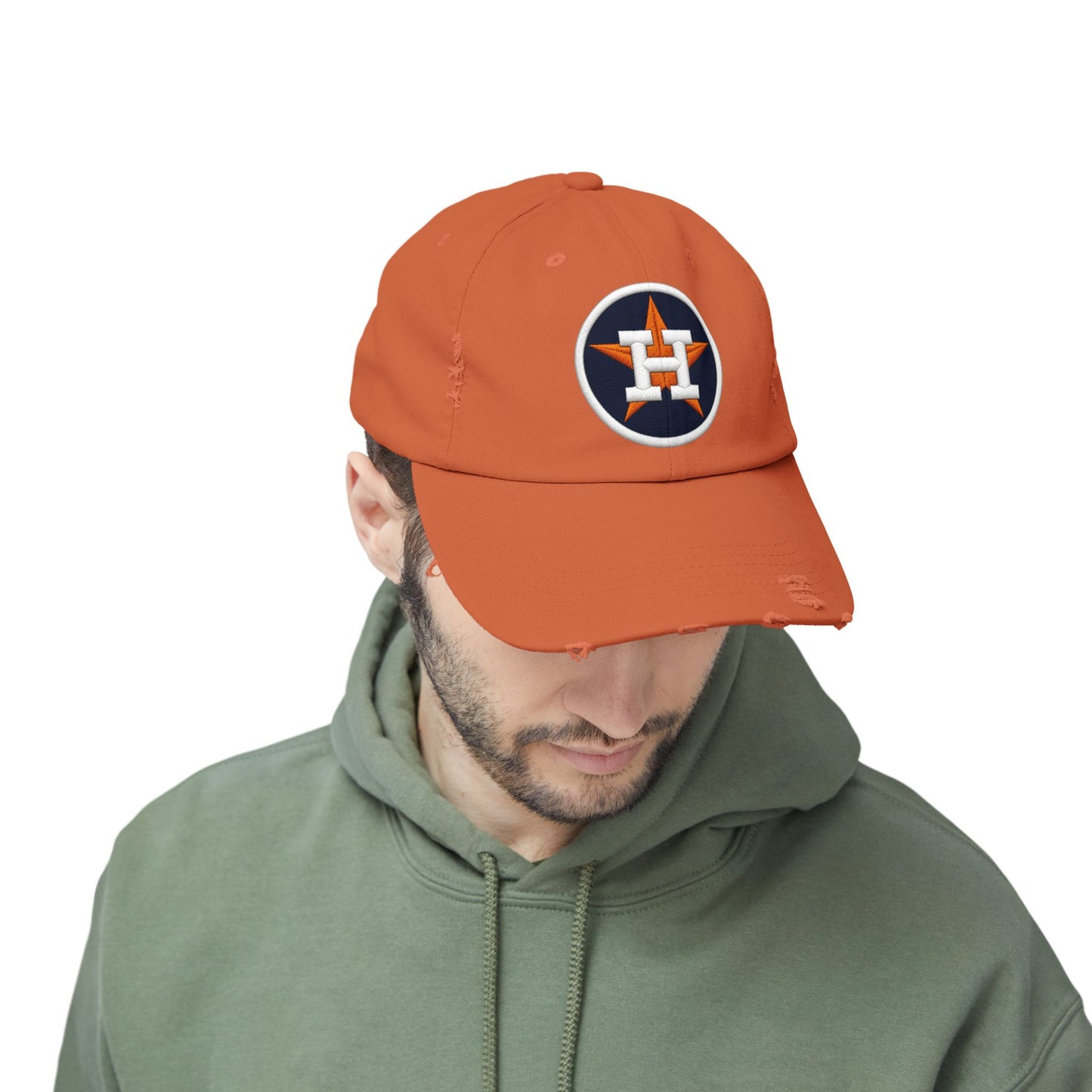 Astros Distressed Baseball Cap