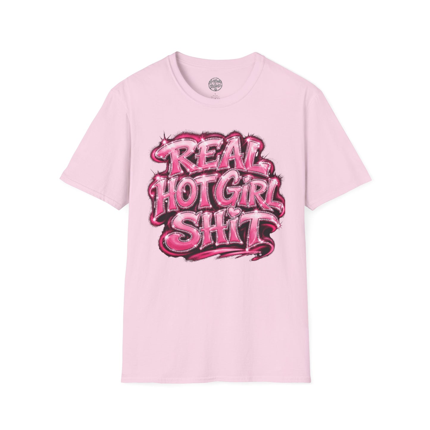 Graffiti Pink Hot Girl Graphic Tee