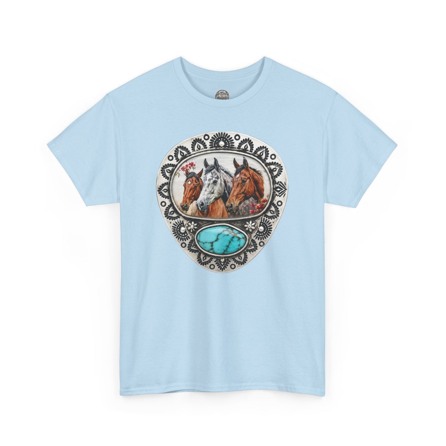 Western Horse Pendant Graphic Tee