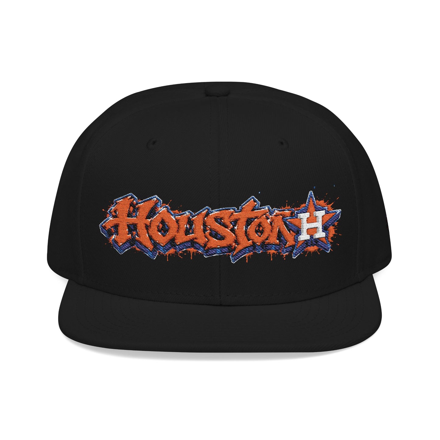 Houston Astros Graffiti Snapback Hat (Embroidered)