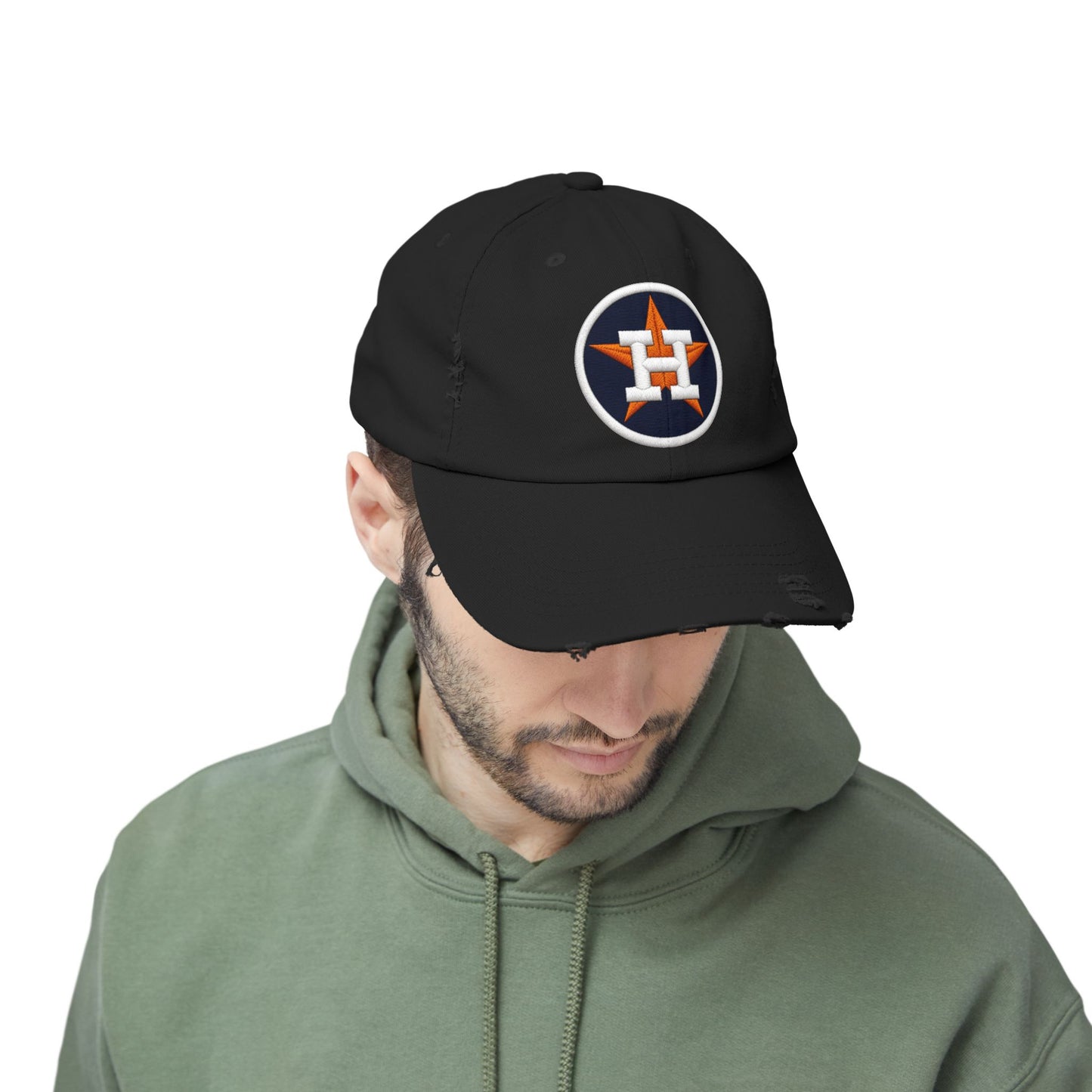 Astros Distressed Baseball Cap