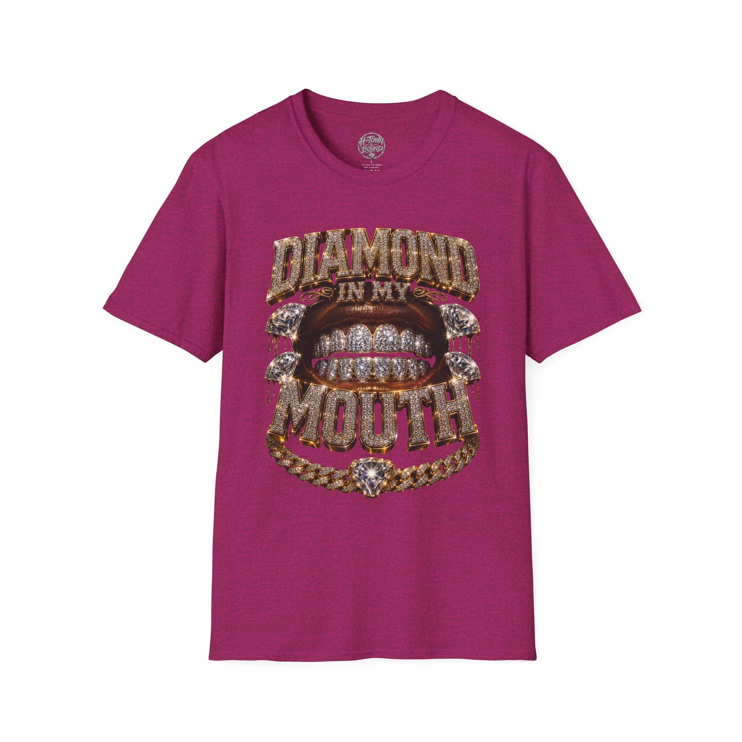 Iced Logo Diamonds In My Mouth Tee