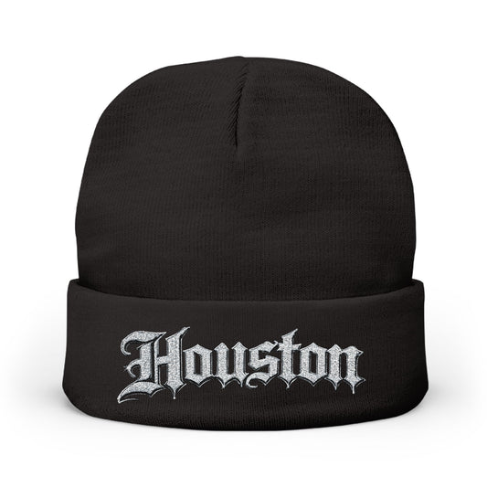 Houston Old Eng. Embroidered Beanie