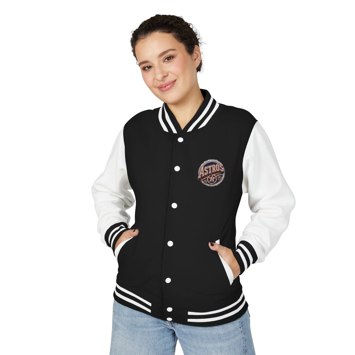 Astros Retro Iced Logo Letterman Jacket