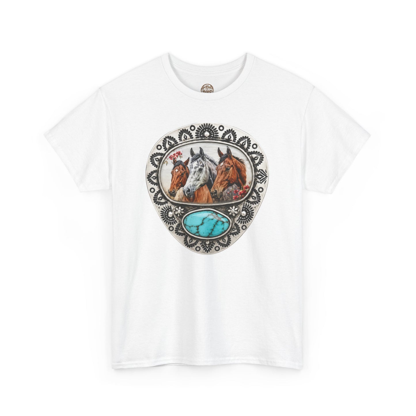 Western Horse Pendant Graphic Tee