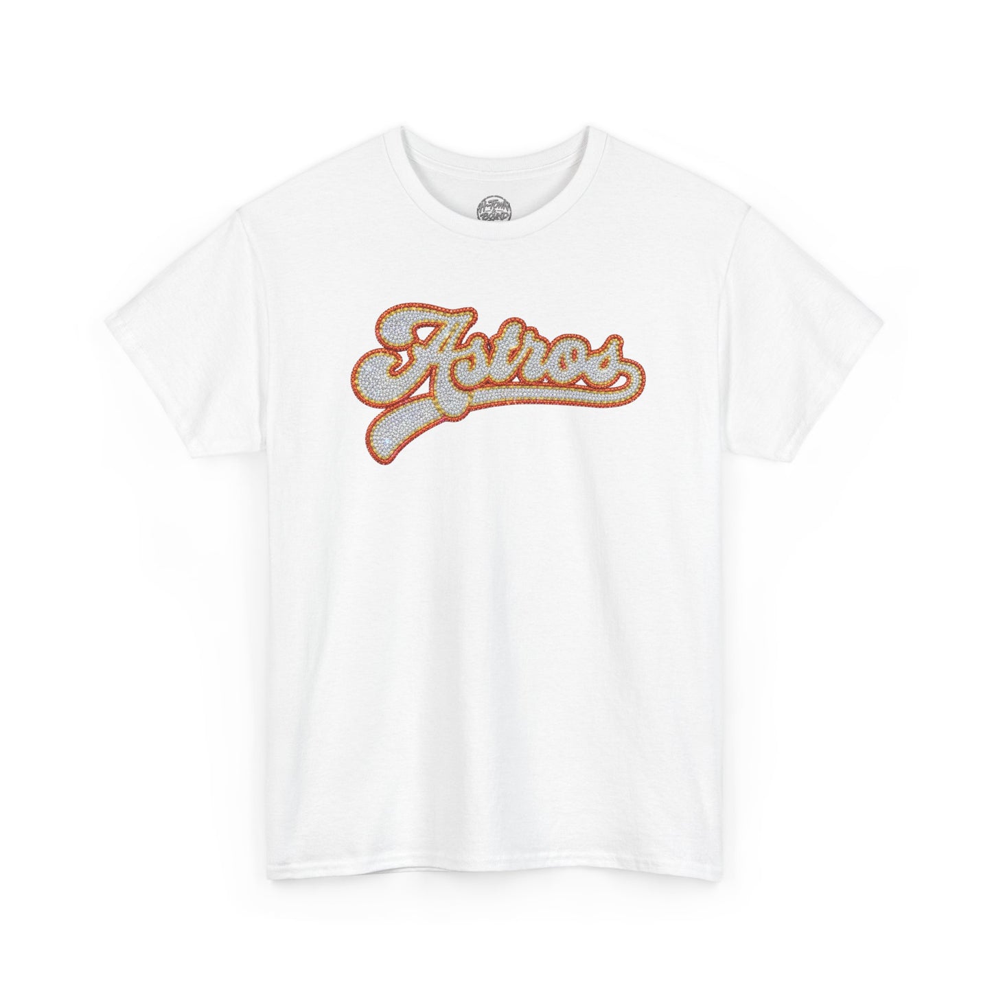 Astros Iced Script Logo Tee