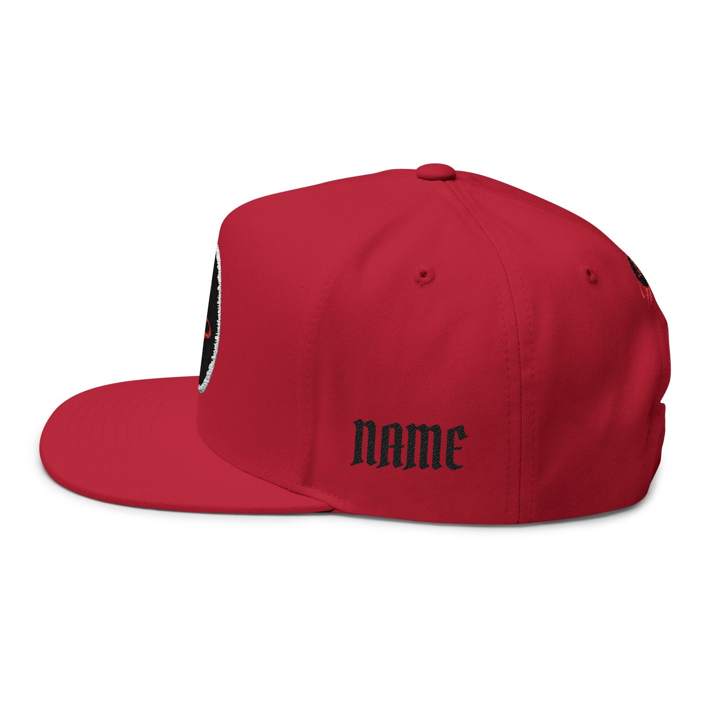 CUSTOM Houston Rockets Embroidered Flat Bill Cap