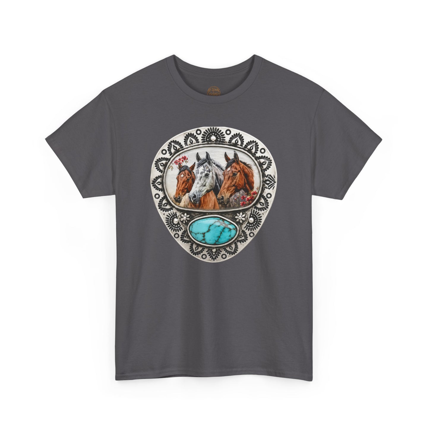 Western Horse Pendant Graphic Tee