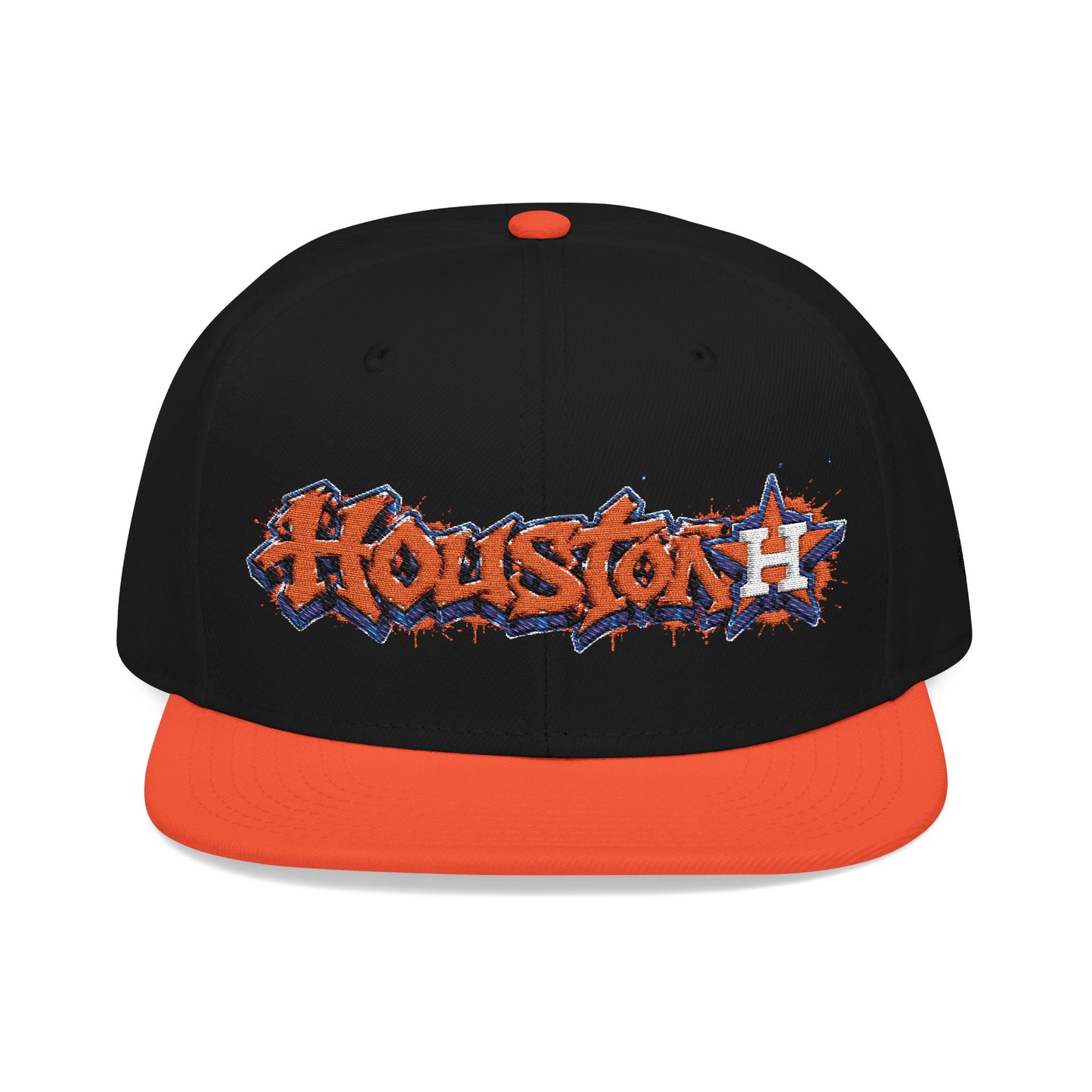 Houston Astros Graffiti Snapback Hat (Embroidered)