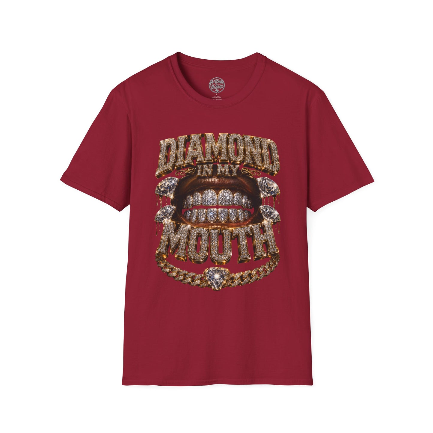 Iced Logo Diamonds In My Mouth Tee