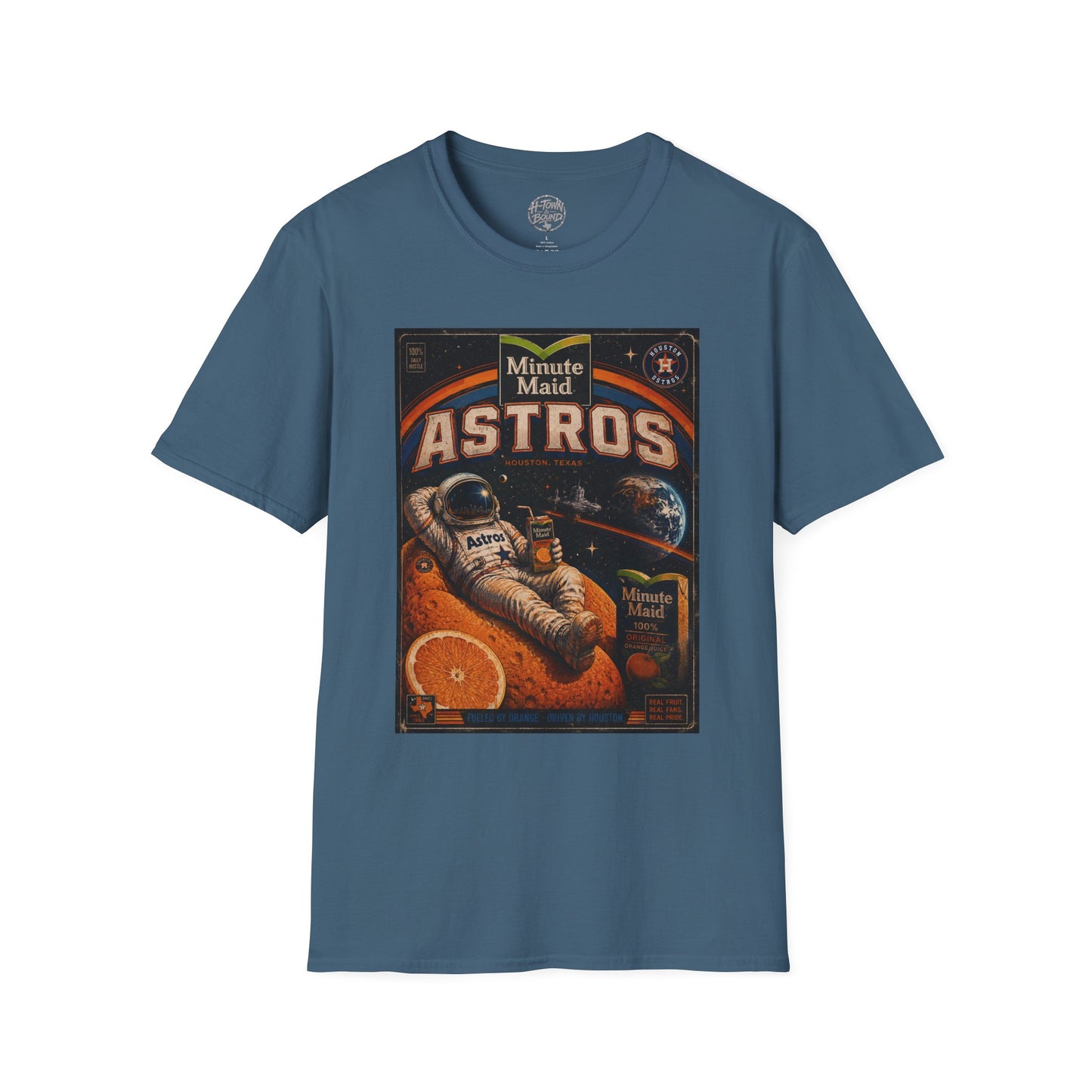 Orange Chill Astros Astronaut Tee