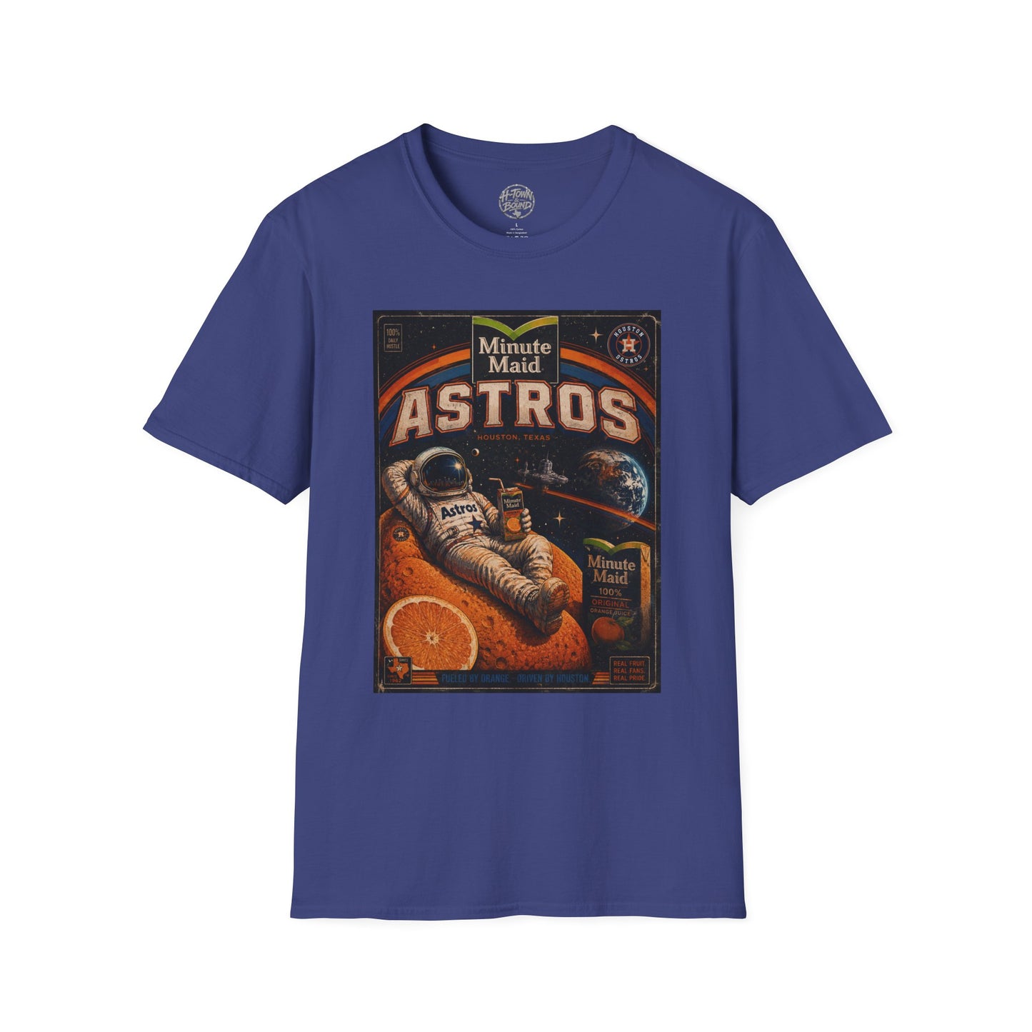 Orange Chill Astros Astronaut Tee