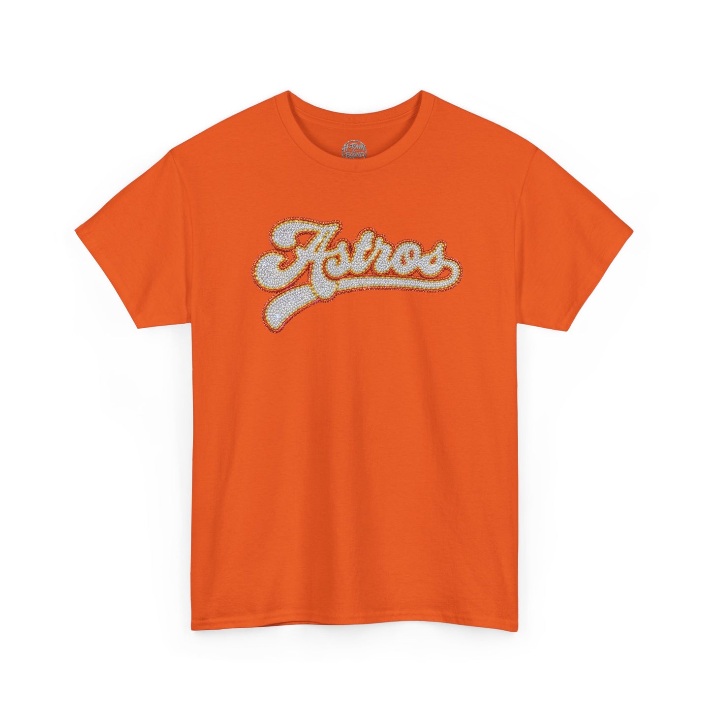Astros Iced Script Logo Tee