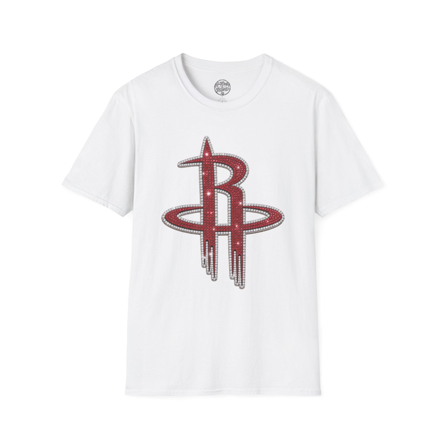 Iced Houston Rockets Double-Sided Logo Tee