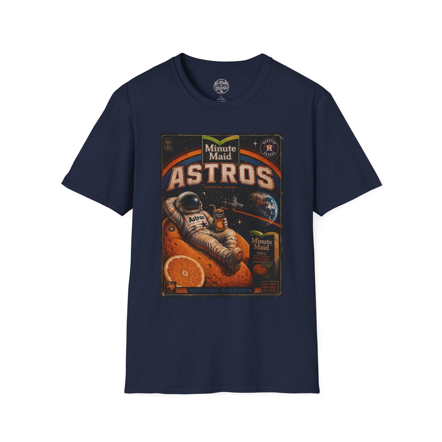 Orange Chill Astros Astronaut Tee