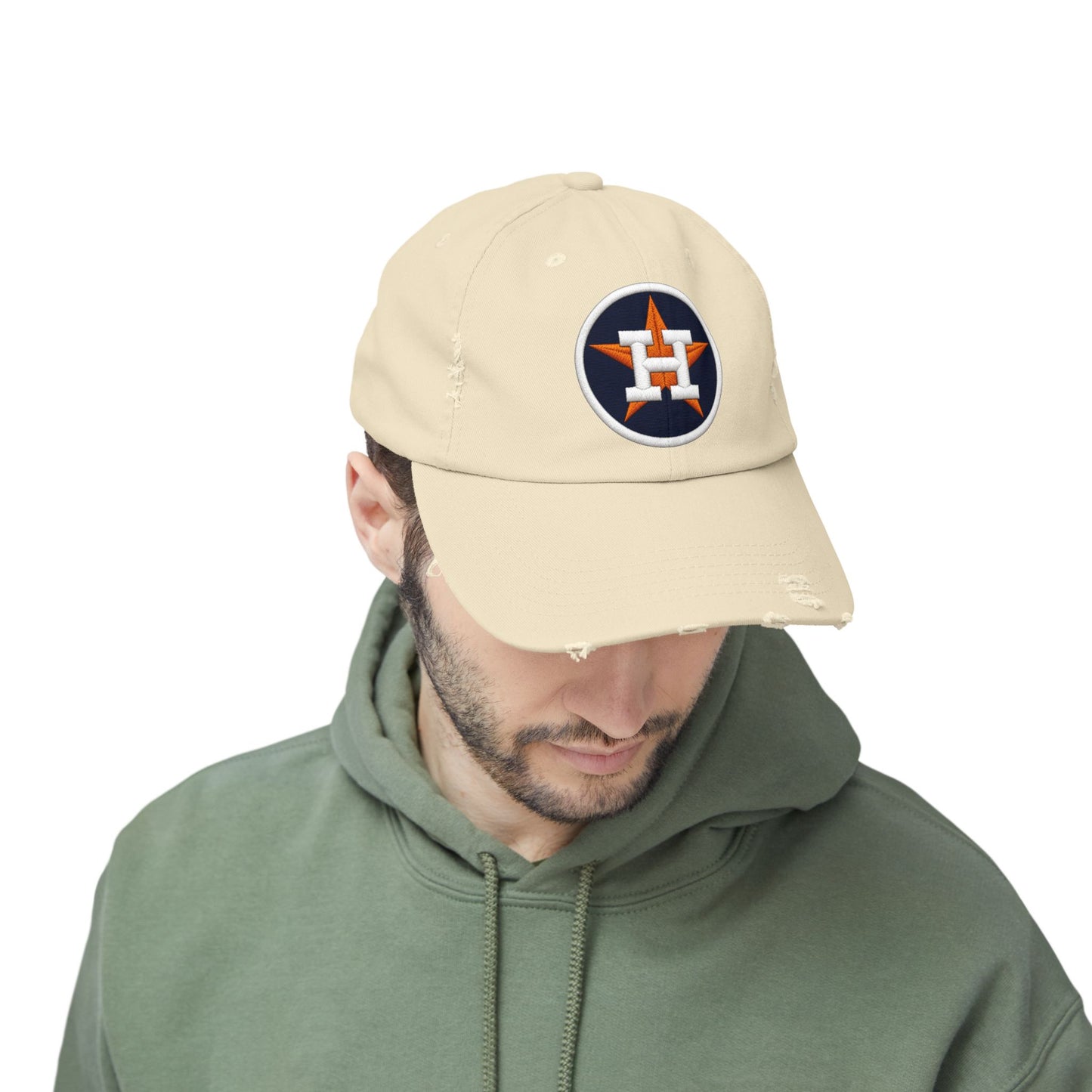 Astros Distressed Baseball Cap