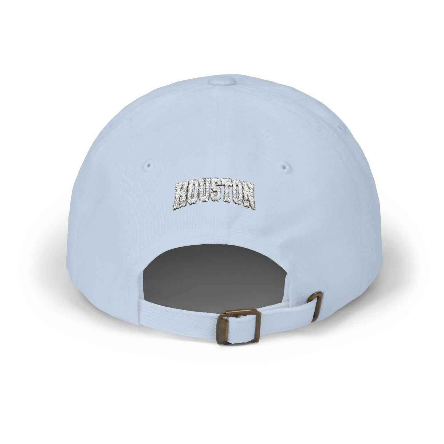 Houston (silver) Embroidered Baseball Hat