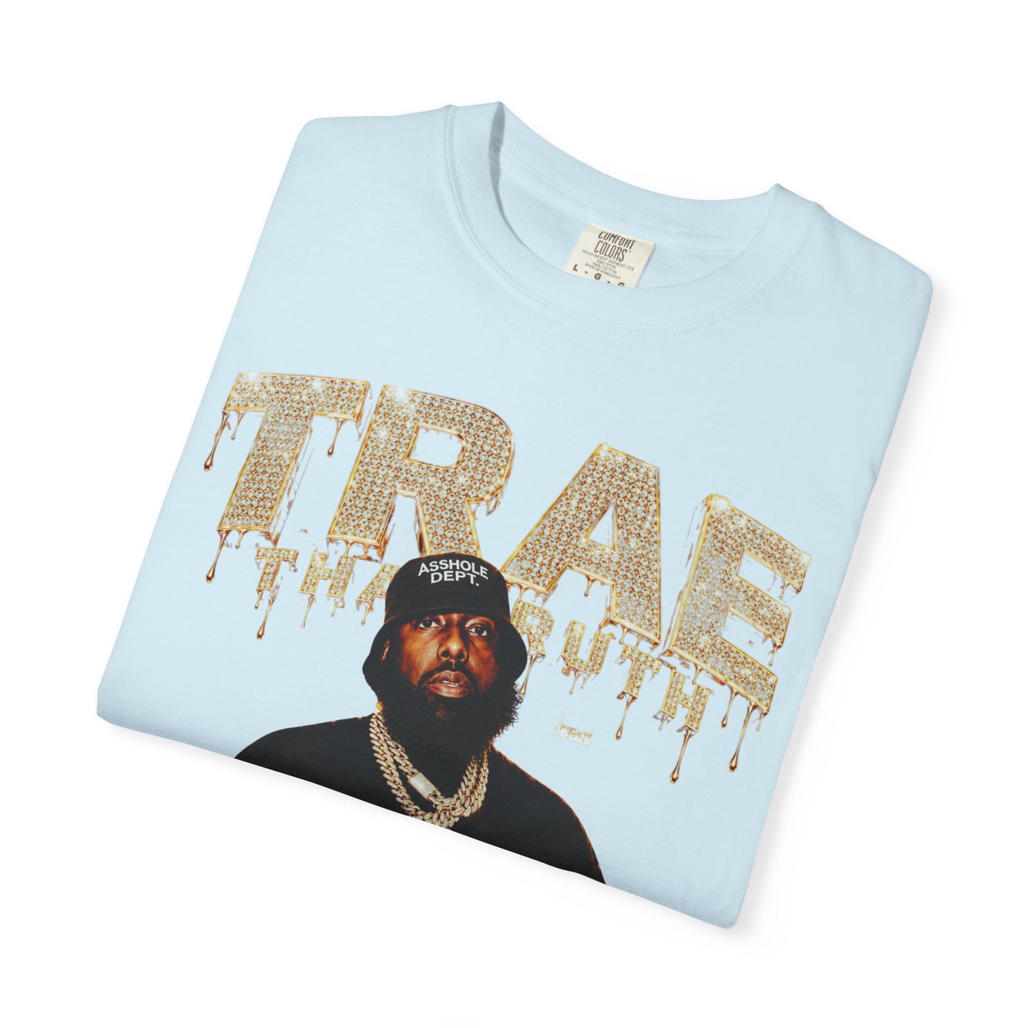 Houston Rapper Graphic Tee- Golden Ice Drip