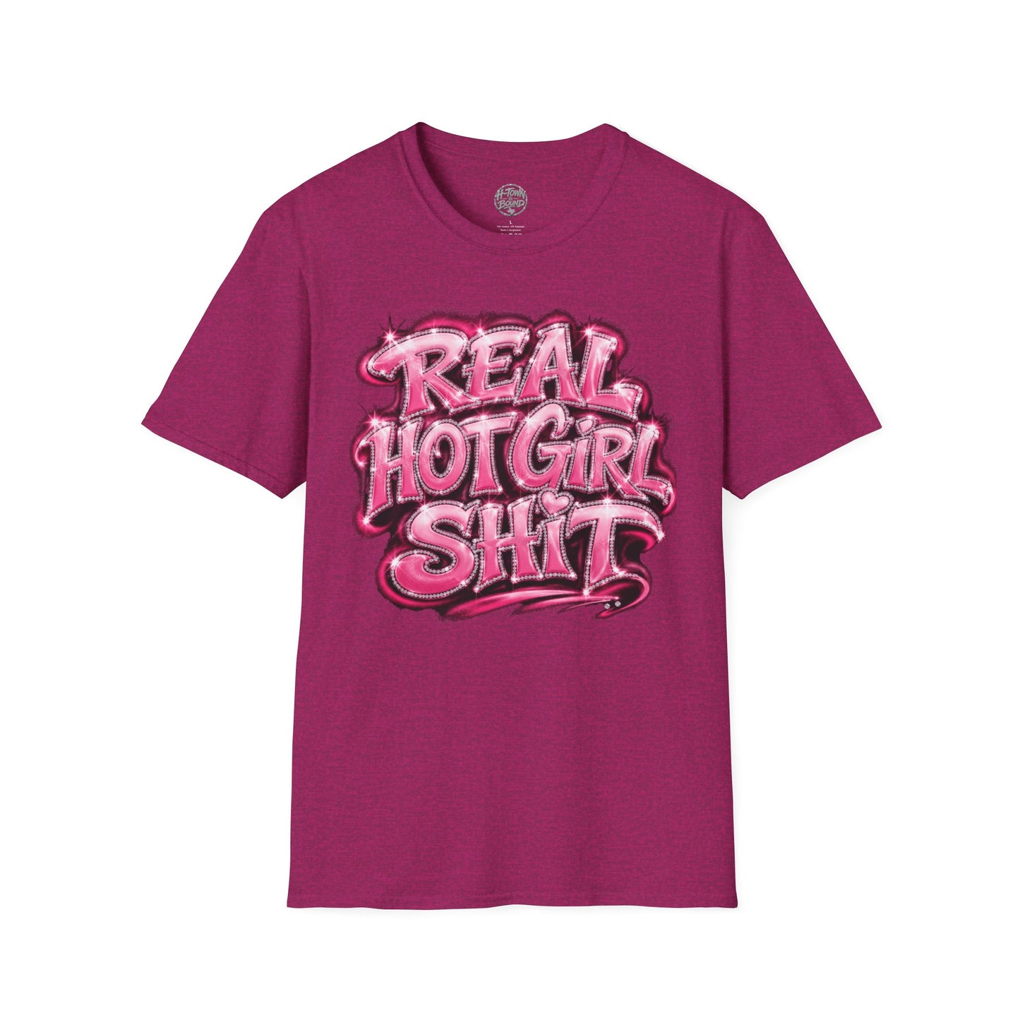 Graffiti Pink Hot Girl Graphic Tee
