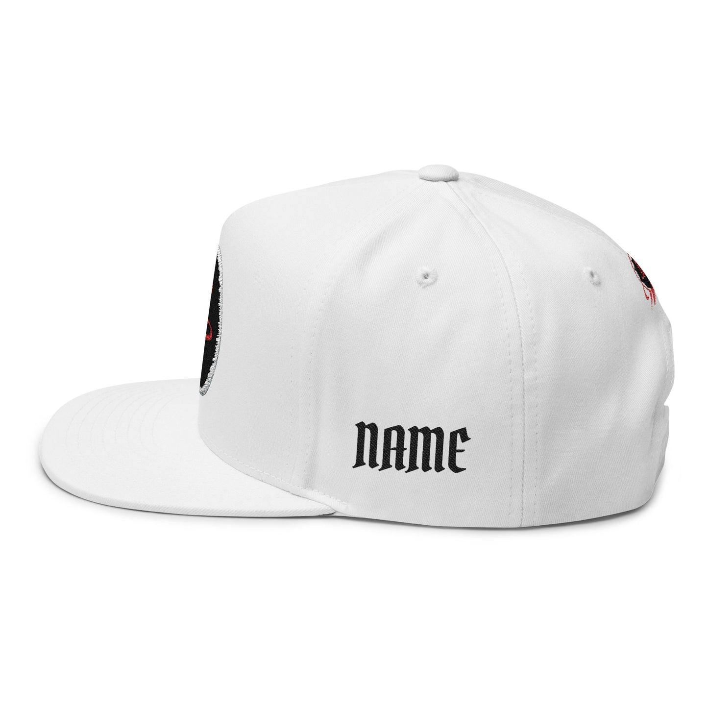 CUSTOM Houston Rockets Embroidered Flat Bill Cap