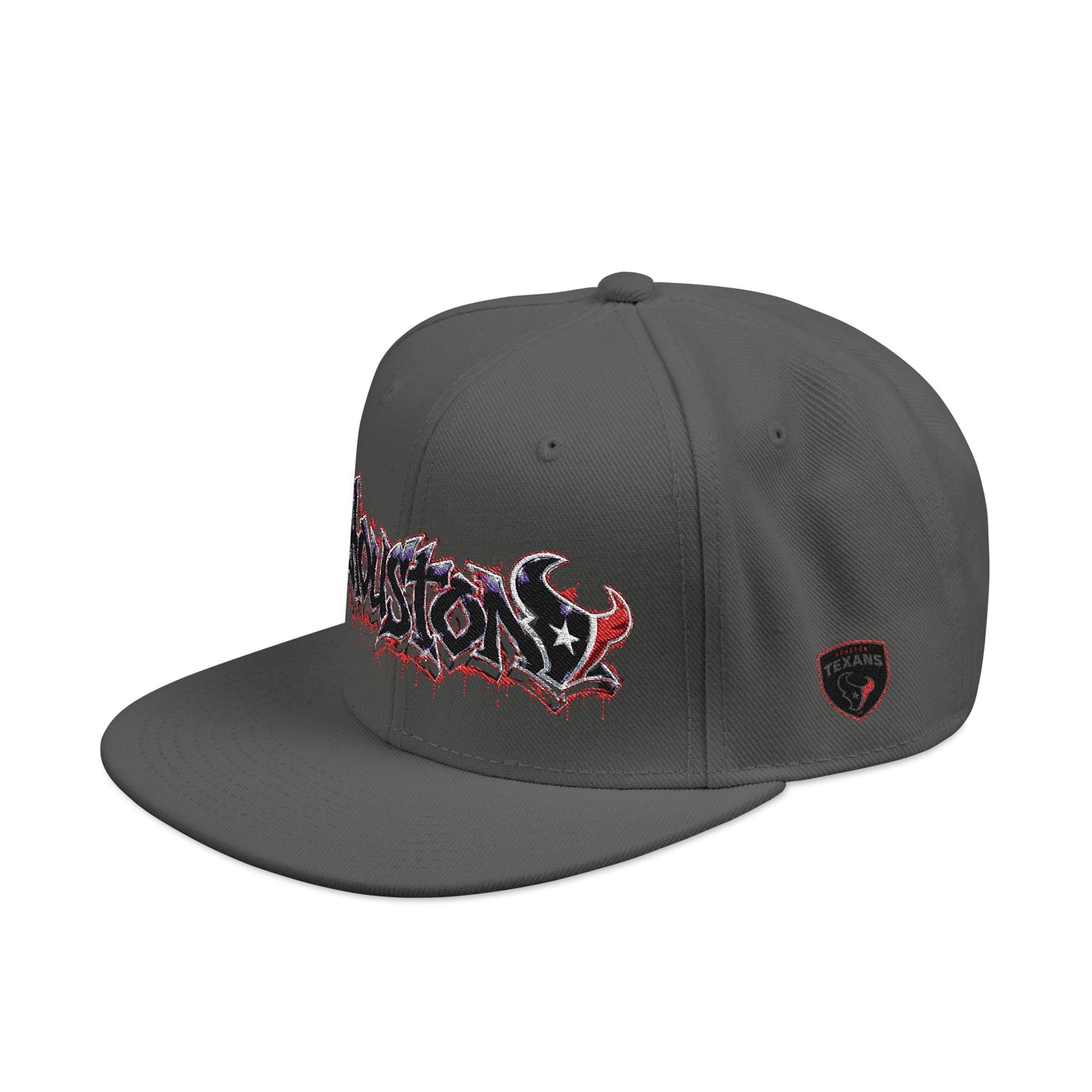 Houston Texans Graffiti Snapback Hat (Embroidered)