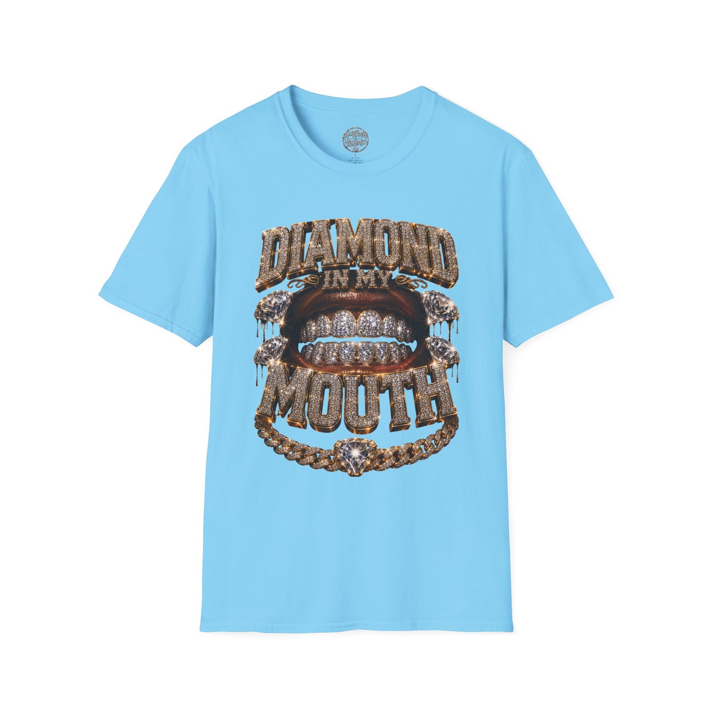 Iced Logo Diamonds In My Mouth Tee