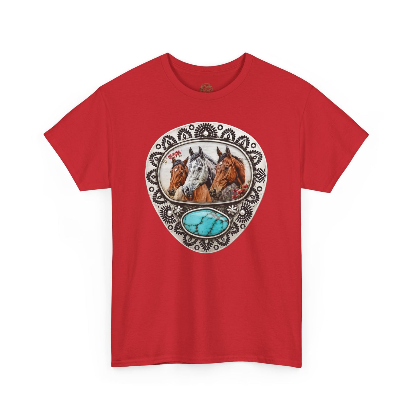 Western Horse Pendant Graphic Tee
