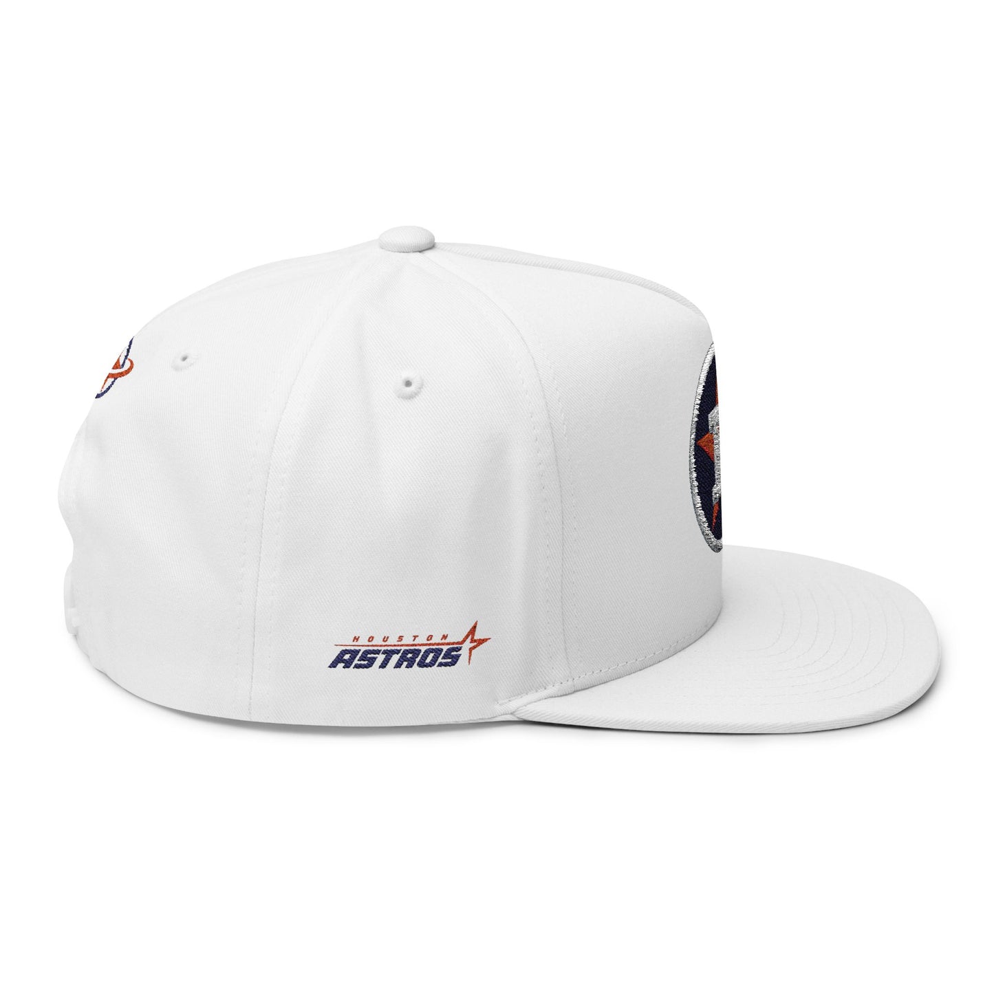 CUSTOM Houston Astros Embroidered Flat Bill Cap