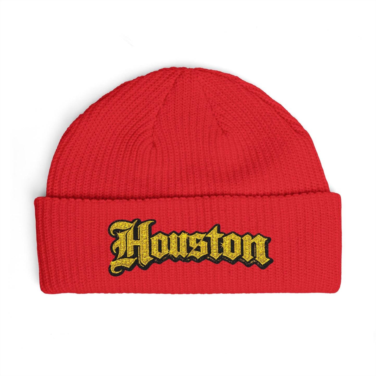 Houston Cuff Beanie-Golden Old English