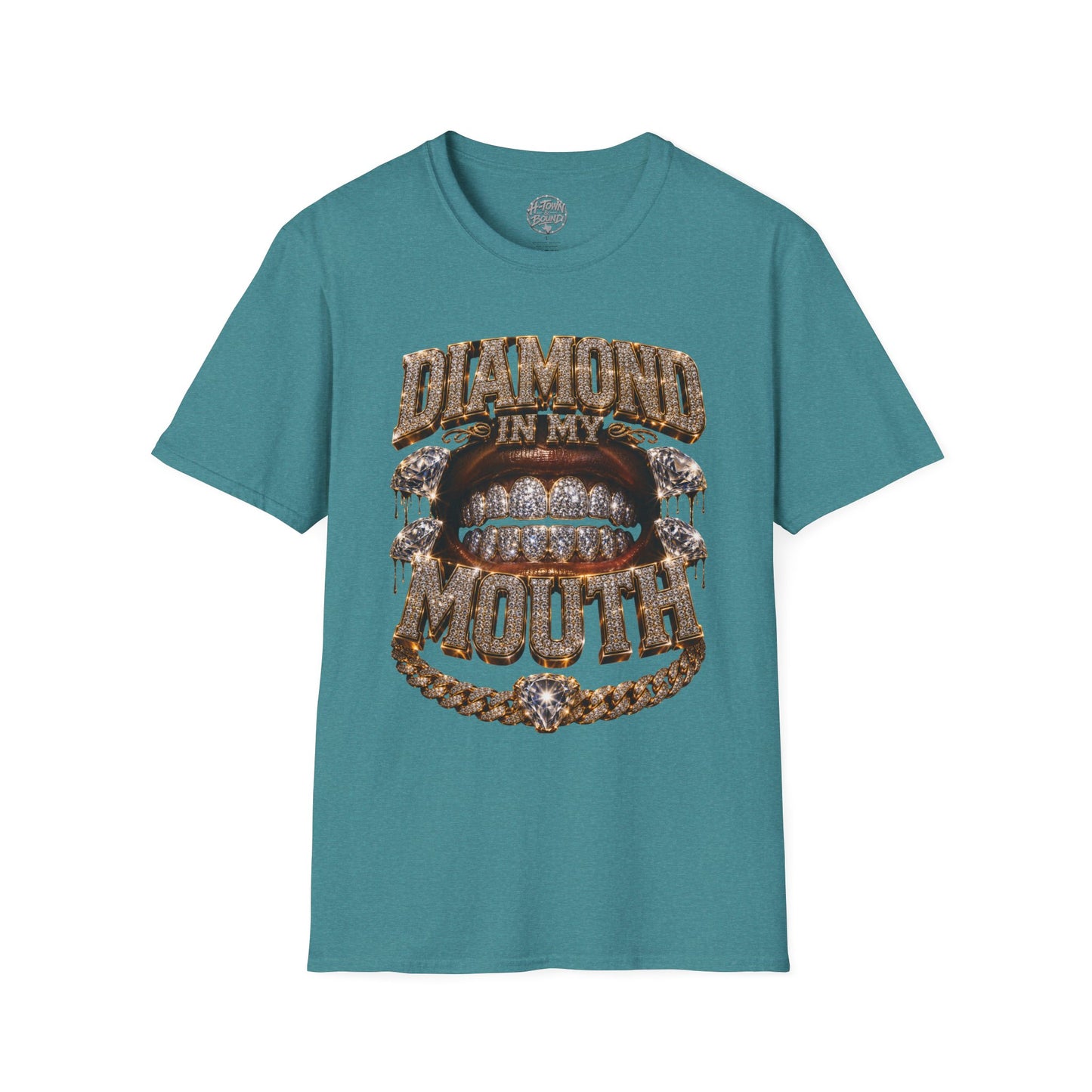 Iced Logo Diamonds In My Mouth Tee